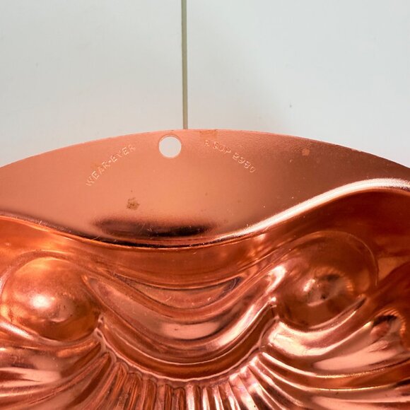 Copper Clam Seashell Mold Wall Mount Art VTG Decorative Beach House Kitchen Deco - Picture 6 of 10